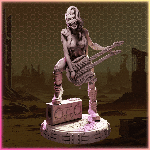 Aria Slash figurka żywiczna – Nuke City Ladies – Black Bird Miniatures