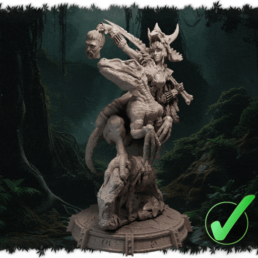 Korda Bloodfang figurka żywiczna – Ladies of the Wild Hunt – Black Bird Miniatures