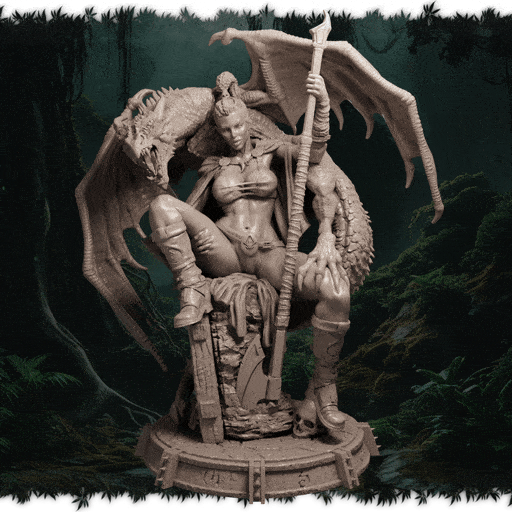 Vael Drake figurka żywiczna – Ladies of the Wild Hunt – Black Bird Miniatures