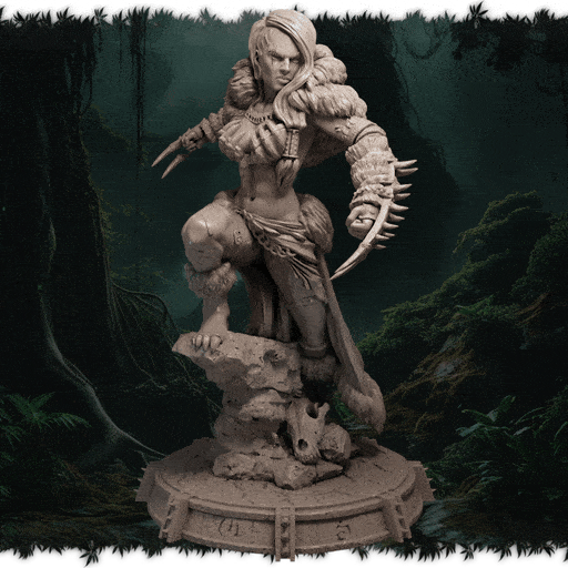 Veynn Kraven figurka żywiczna – Ladies of the Wild Hunt – Black Bird Miniatures