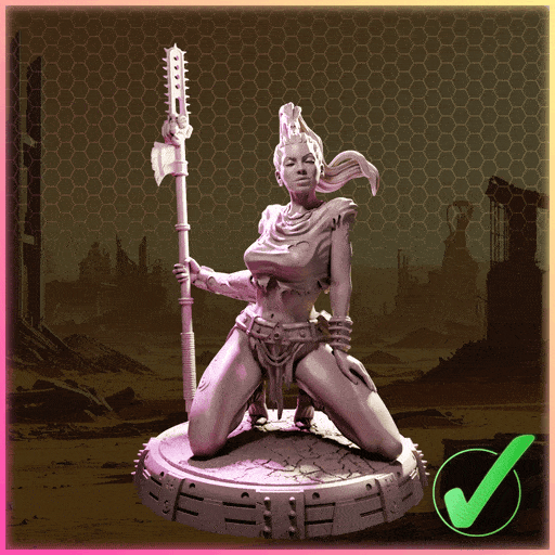 Zaria Havoc figurka żywiczna – Nuke City Ladies – Black Bird Miniatures