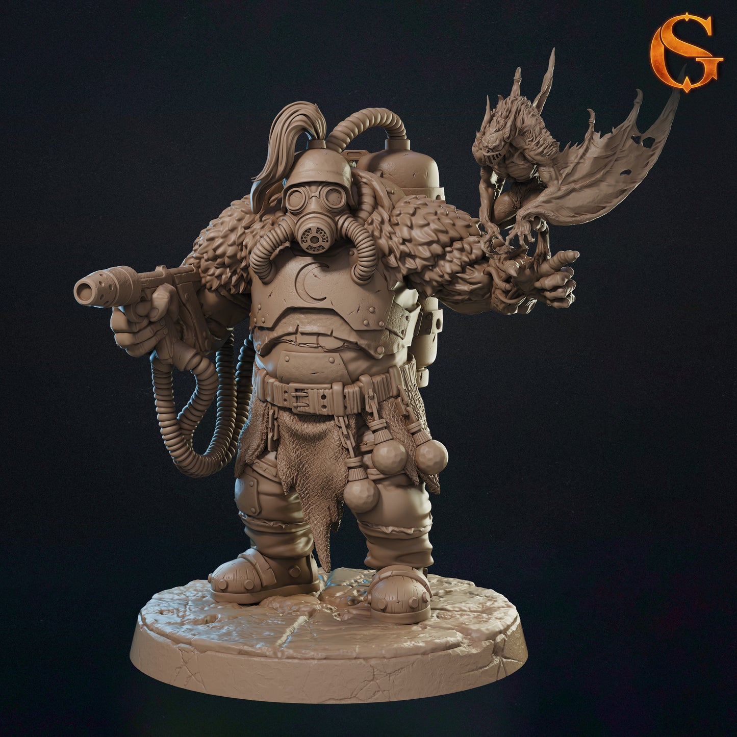 Reanimated Captain – Alchemical Satrapy – 32mm Miniatur für Trench Crusade – solgood