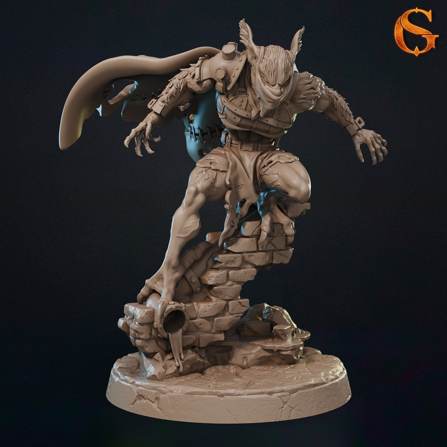 Shredder Beast - Mutierte Bluthunde 48mm (3 Posen) - SolGood Creations | Lizenzierter Händler