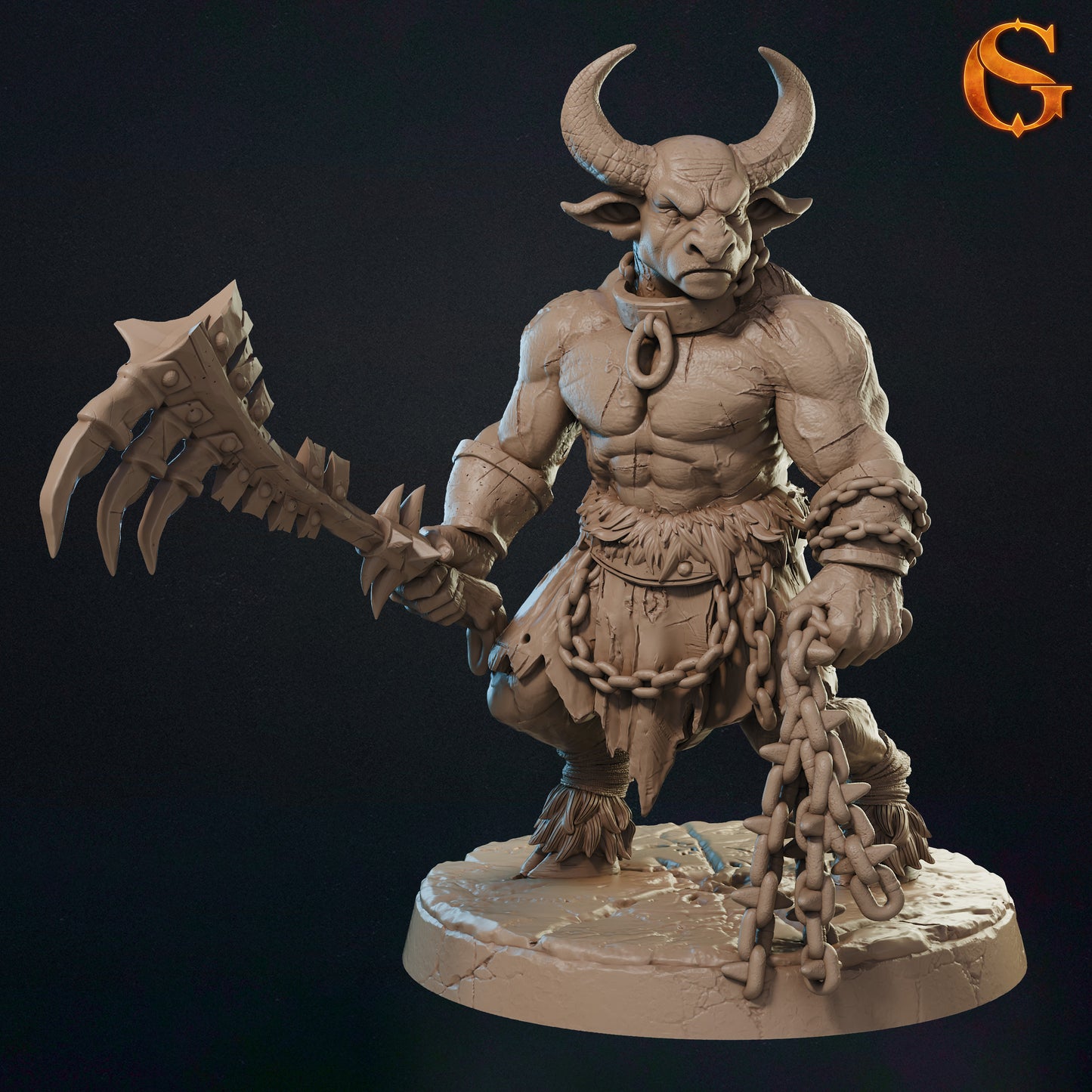 Bull Children - Schwere Bestien-Infanterie (3 Posen) - SolGood Creations | Lizenzierter Verkäufer