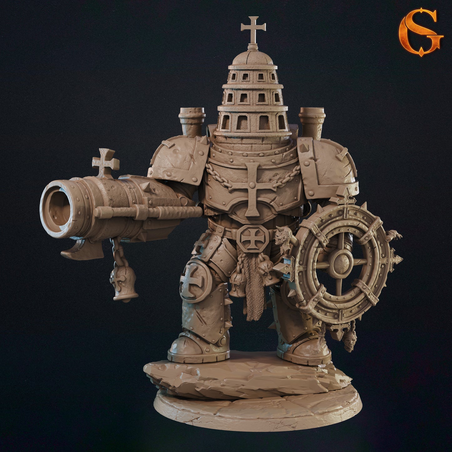 Orthodoxian Juggernauts – Set mit 4 Figuren 60 mm | Mächtige Mechs der Alchemistischen Satrapie