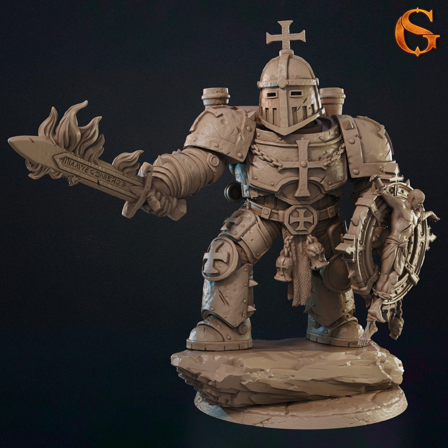 Orthodoxian Juggernauts – Set mit 4 Figuren 60 mm | Mächtige Mechs der Alchemistischen Satrapie