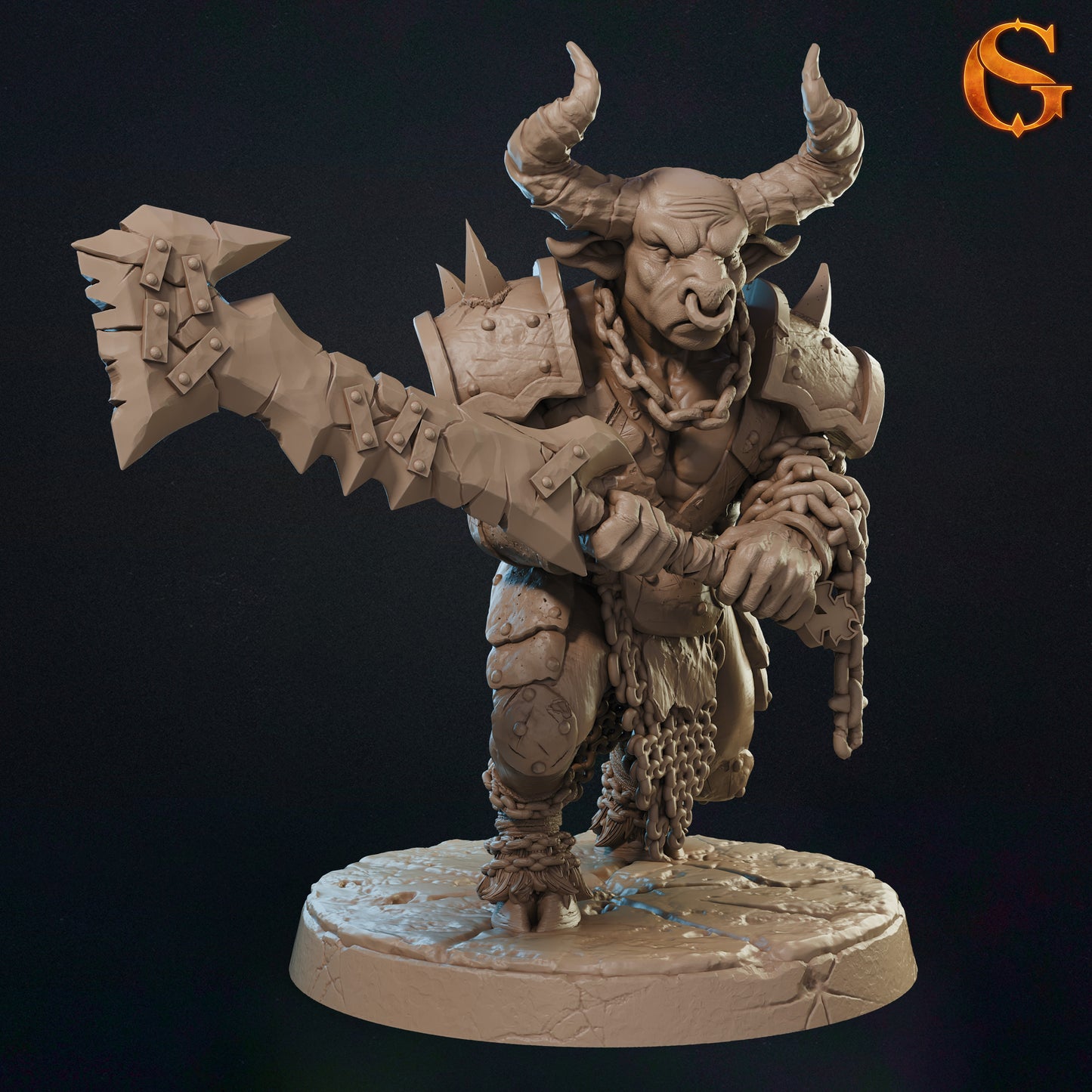 Bull Children - Schwere Bestien-Infanterie (3 Posen) - SolGood Creations | Lizenzierter Verkäufer