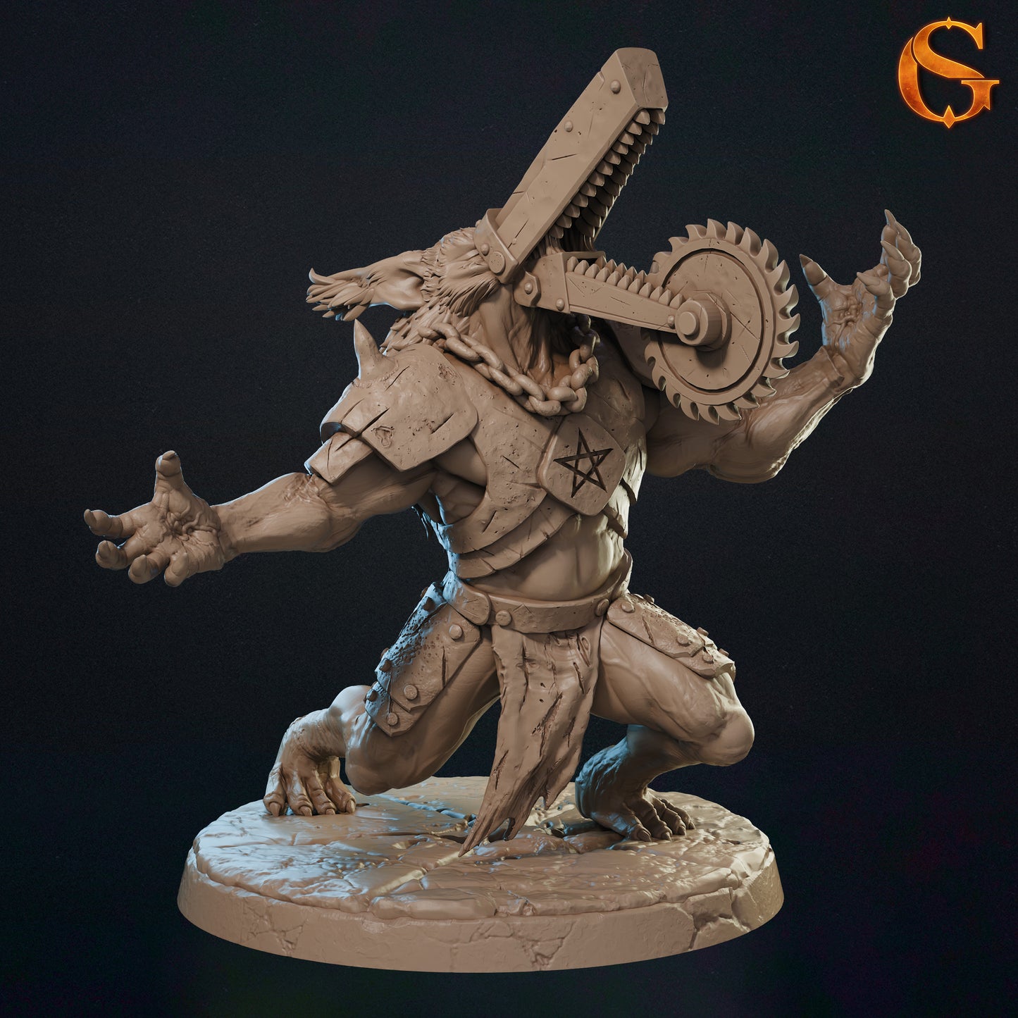 Shredder Beast - Mutierte Bluthunde 48mm (3 Posen) - SolGood Creations | Lizenzierter Händler