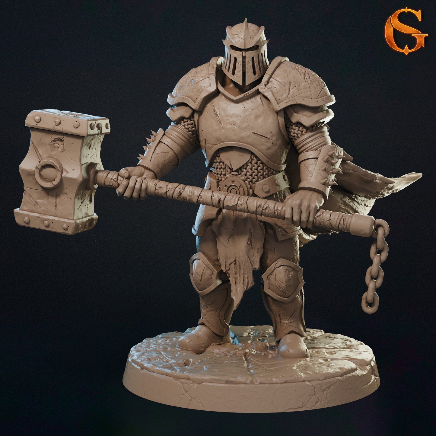 Star Knights - Schwere Infanterie 50mm (3 Posen) - SolGood Creations | Lizenzierter Verkäufer