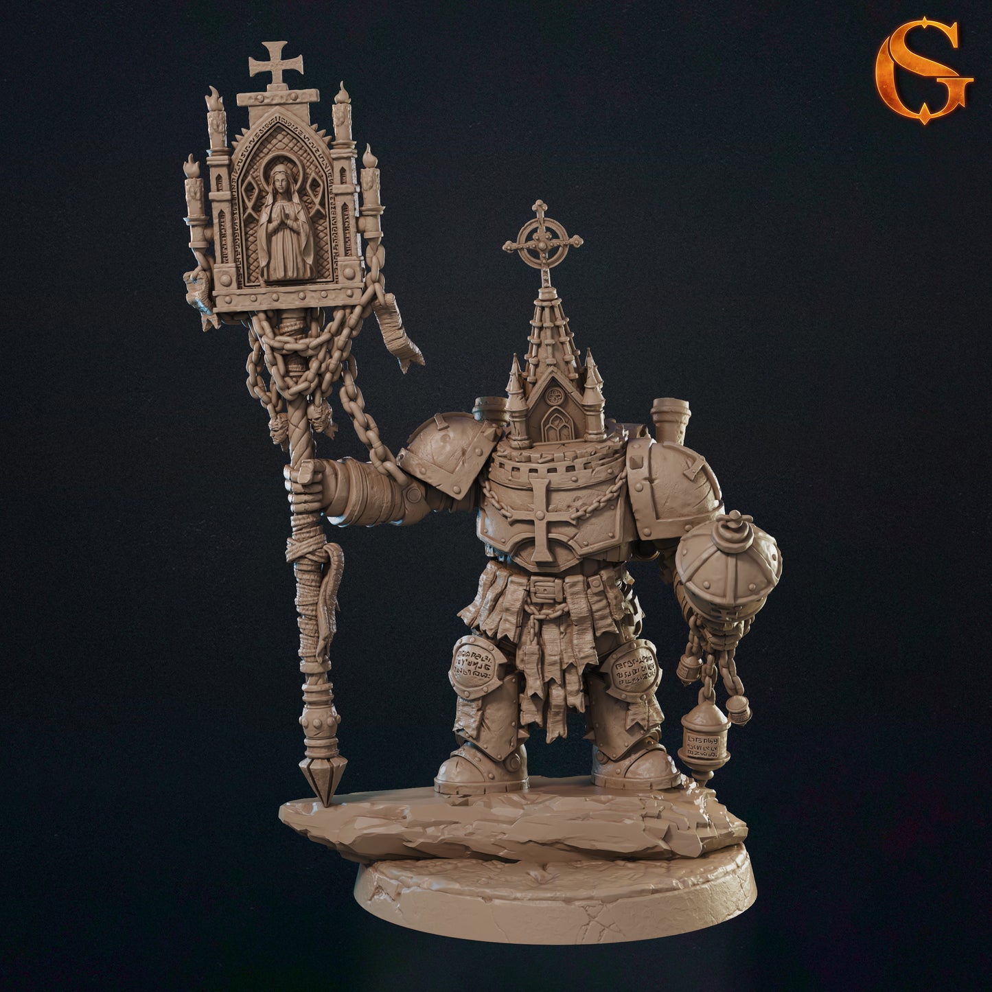Orthodoxian Juggernauts – Set mit 4 Figuren 60 mm | Mächtige Mechs der Alchemistischen Satrapie