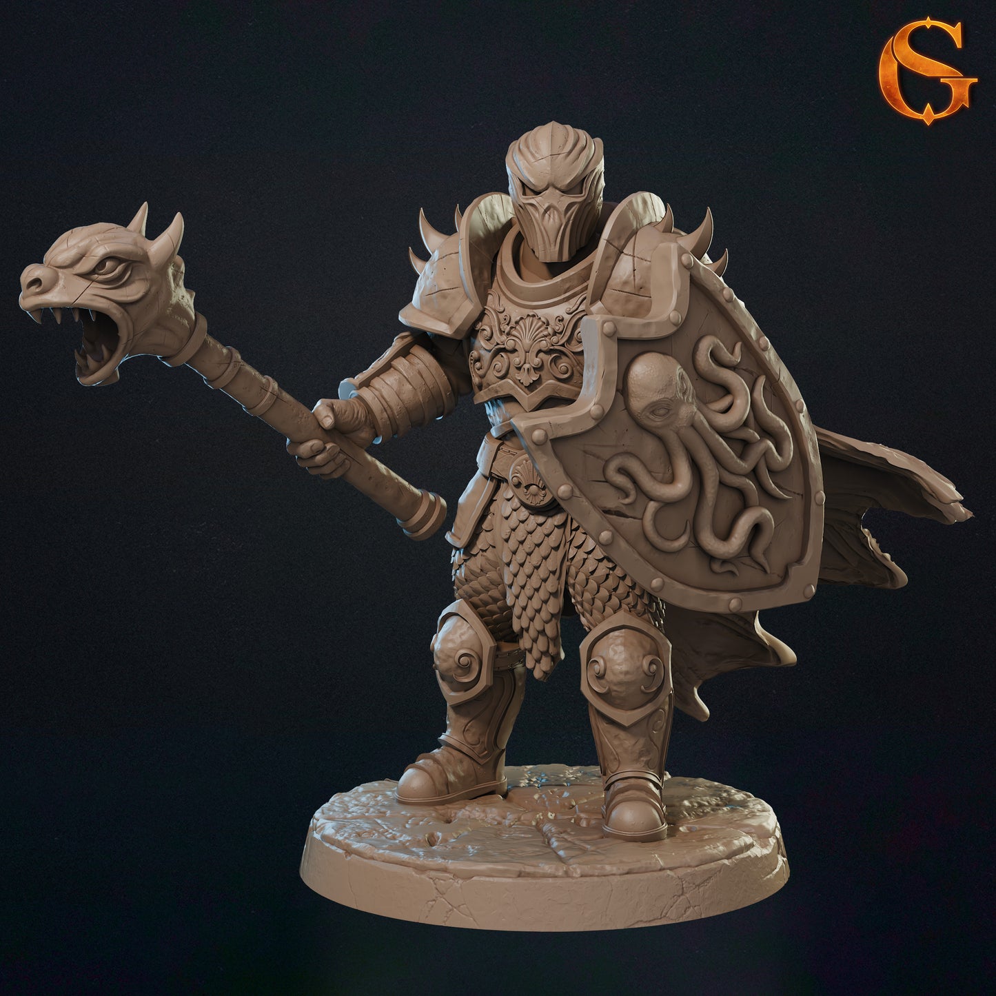 Star Knights - Schwere Infanterie 50mm (3 Posen) - SolGood Creations | Lizenzierter Verkäufer