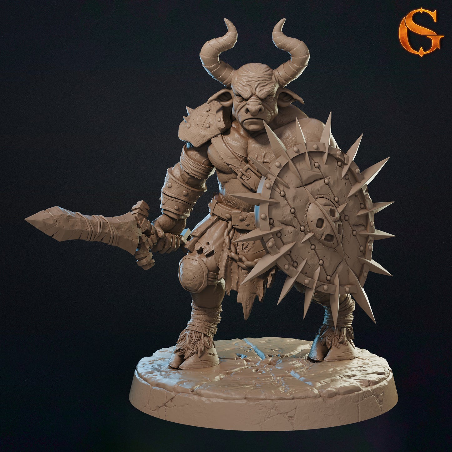 Bull Children - Schwere Bestien-Infanterie (3 Posen) - SolGood Creations | Lizenzierter Verkäufer