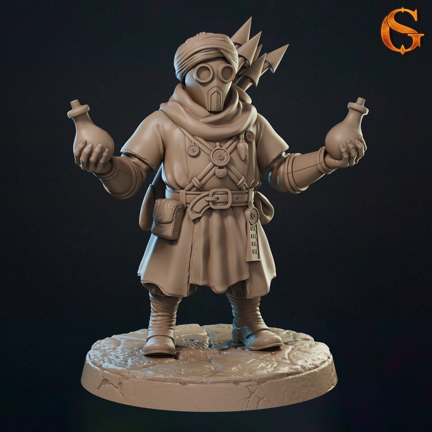 Shimiyayi Soldiers - Oddział 7 Figurek – Figurka 32mm – Solgood Creations