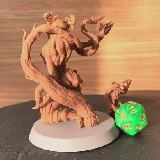 Sylwen painted fantasy druid miniature 75mm by Black Bird Miniatures