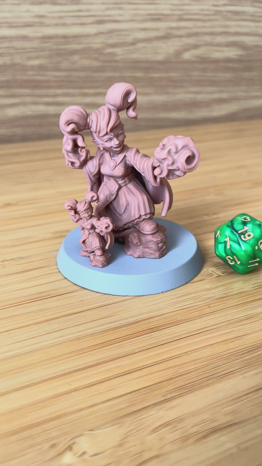 Ophyra – unpainted resin mage model 32 mm / 75 mm from Ladies of the Dark Age