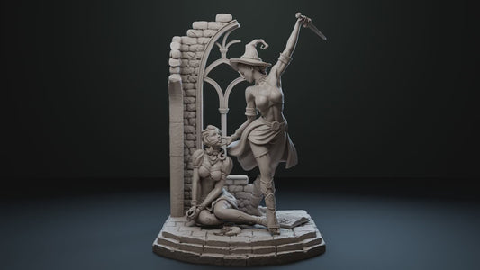 Ritual of Sacrifice | Black Bird Miniatures | Mroczna Figurka Pin-up