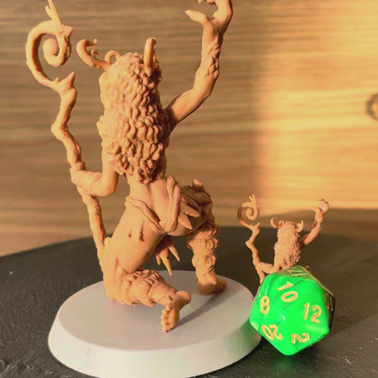 Sylwen painted fantasy druid miniature 75mm by Black Bird Miniatures