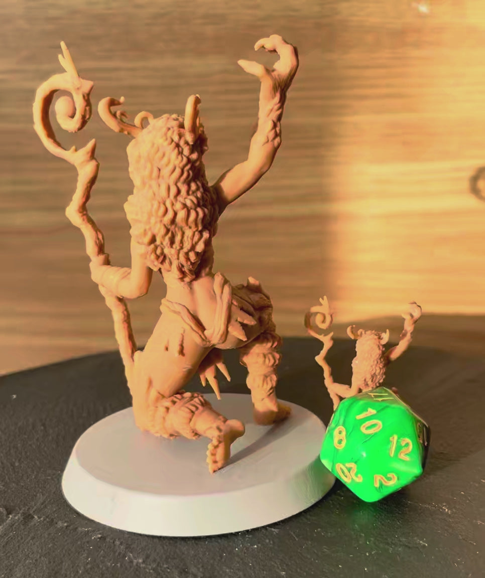 Sylwen painted fantasy druid miniature 75mm by Black Bird Miniatures