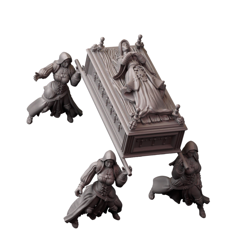 Fins Nuns – zakonnice bojowe – figurki do Trench Crusade 32 / 54 / 75mm