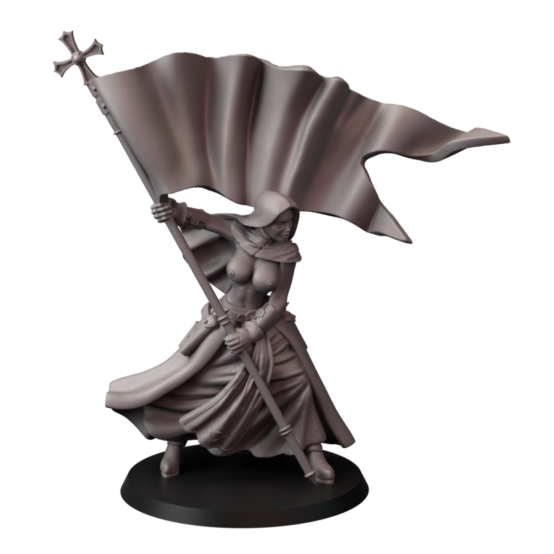 Not safe for nuns – zakonnice bojowe – figurki do Trench Crusade 32 / 75mm