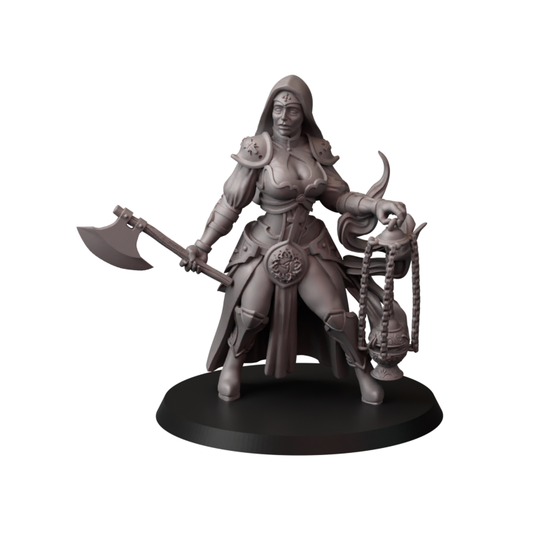 Fins Nuns – zakonnice bojowe – figurki do Trench Crusade 32 / 54 / 75mm