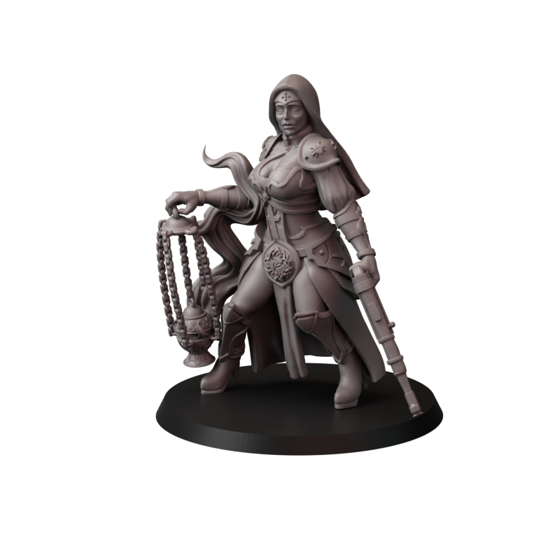 Fins Nuns – zakonnice bojowe – figurki do Trench Crusade 32 / 54 / 75mm