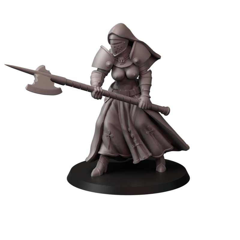 Not safe for nuns – zakonnice bojowe – figurki do Trench Crusade 32 / 75mm