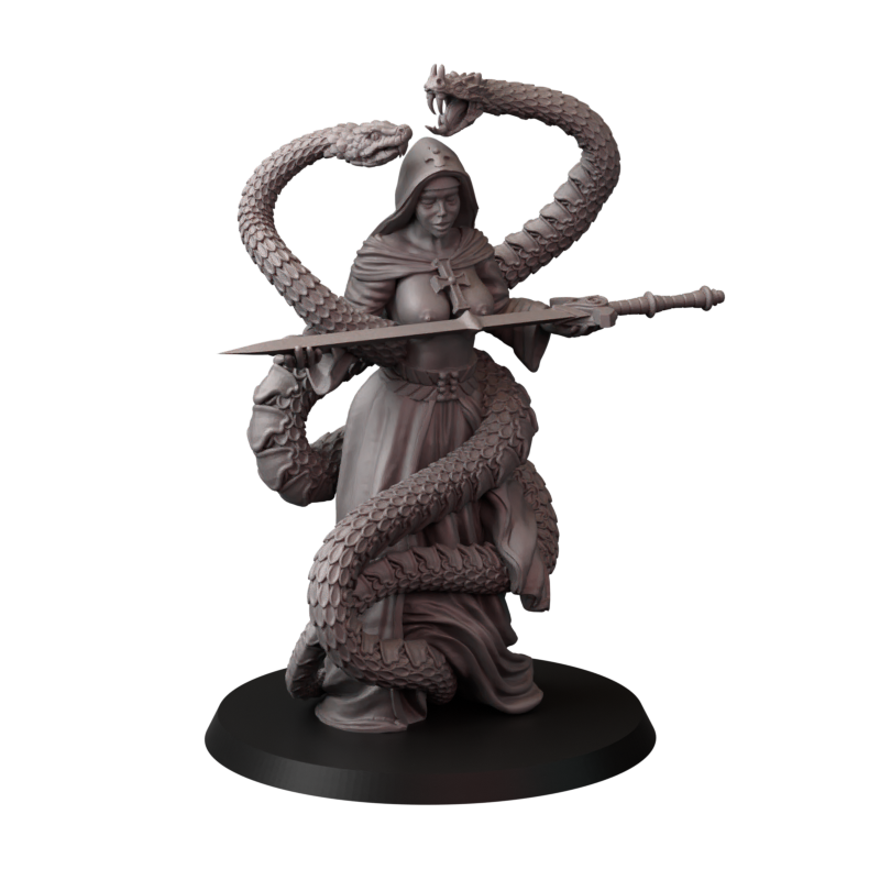 Not safe for nuns – zakonnice bojowe – figurki do Trench Crusade 32 / 75mm