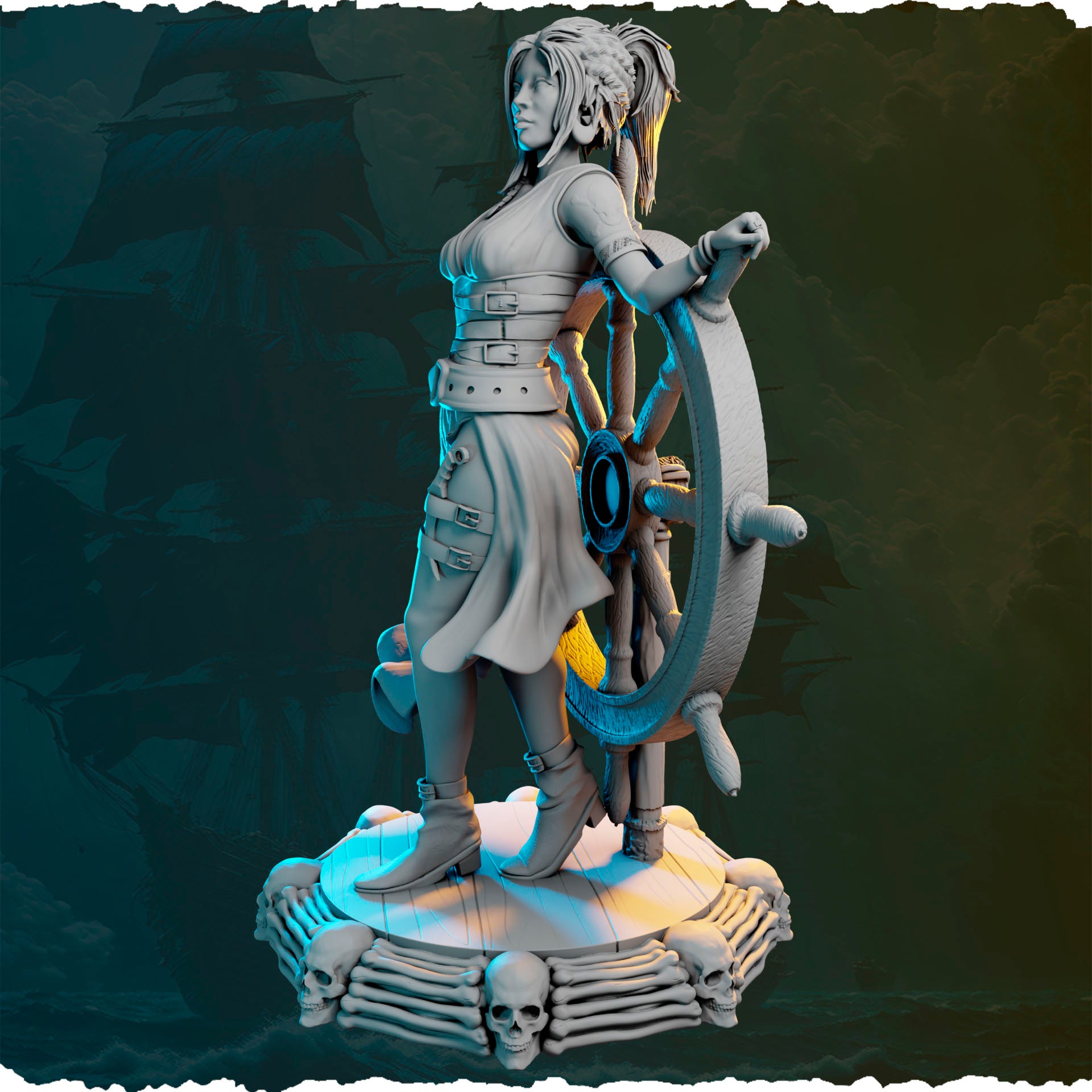 Figurki pirackie 32 mm i 75 mm z kolekcji Ladies of the Sea Pirates